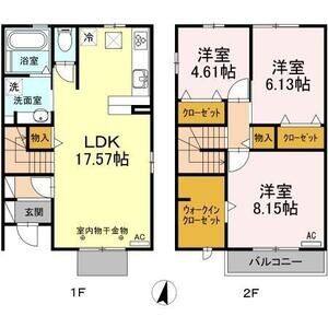 3LDK 間取り図
