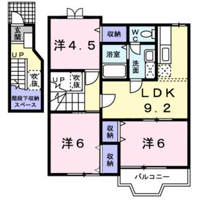 3LDK 間取り図