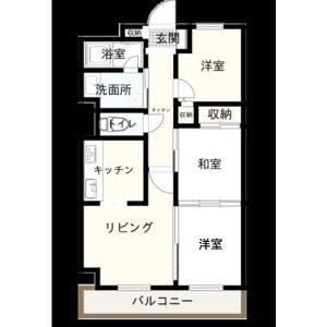 3LDK 間取り図