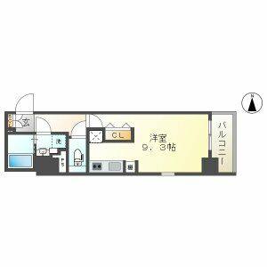 ワンルーム 間取り図