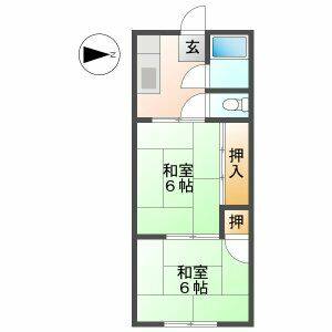 2K 間取り図