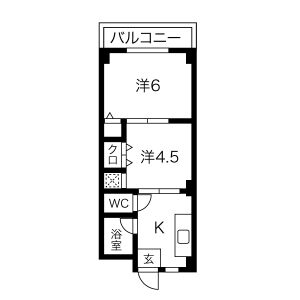 2K 間取り図