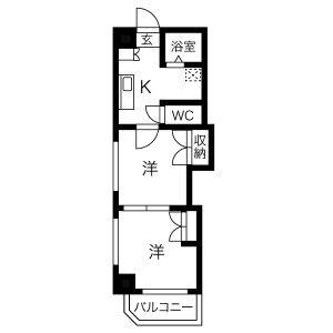 2K 間取り図