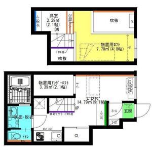 ワンルーム 間取り図