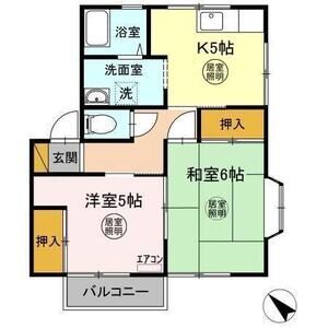 2K 間取り図