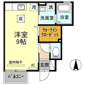 ワンルーム 間取り図
