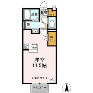 ワンルーム 間取り図