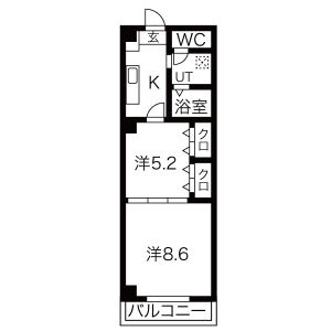 2K 間取り図