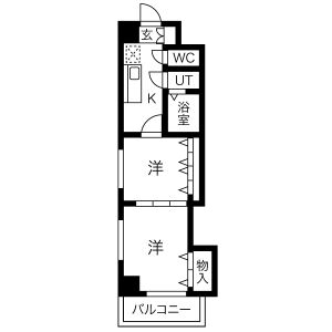 2K 間取り図