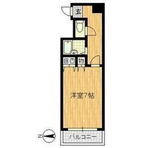 ワンルーム 間取り図