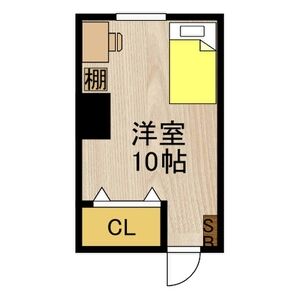 ワンルーム 間取り図