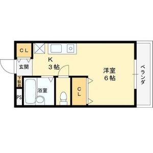 ワンルーム 間取り図