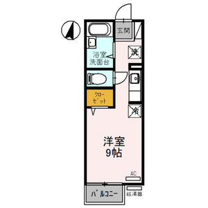 ワンルーム 間取り図