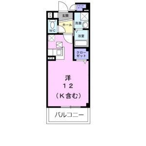 ワンルーム 間取り図