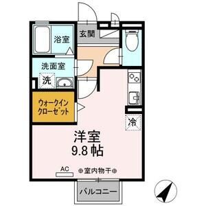 ワンルーム 間取り図