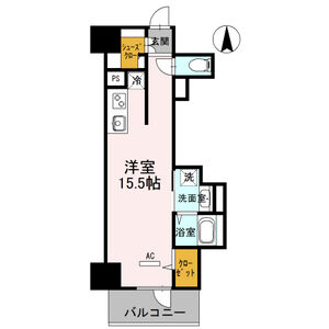 ワンルーム 間取り図