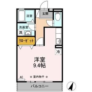 ワンルーム 間取り図