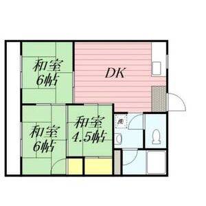 3DK 間取り図