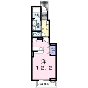 ワンルーム 間取り図
