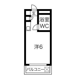 ワンルーム 間取り図