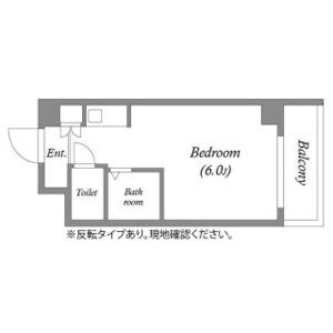 ワンルーム 間取り図