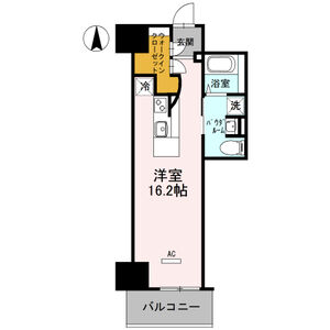 ワンルーム 間取り図