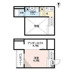 ワンルーム 間取り図