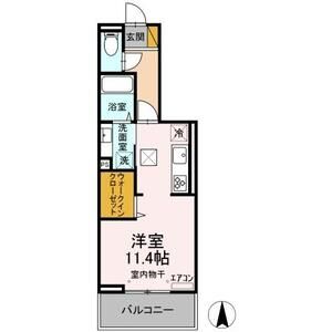 ワンルーム 間取り図