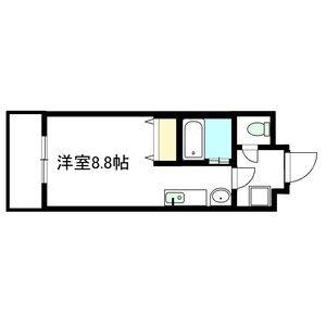 ワンルーム 間取り図