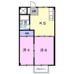 2K 間取り図