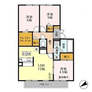 3LDK 間取り図