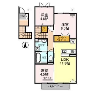 3LDK 間取り図