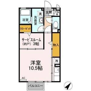 ワンルーム 間取り図