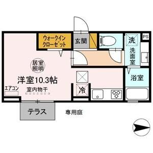 ワンルーム 間取り図