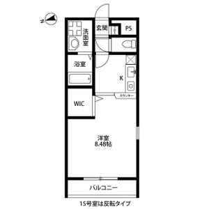 ワンルーム 間取り図