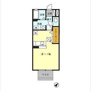 ワンルーム 間取り図