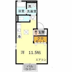 ワンルーム 間取り図