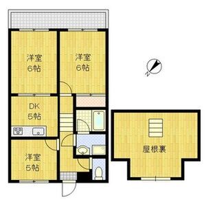 3DK 間取り図
