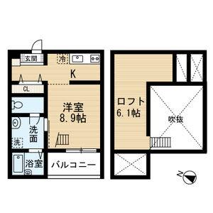 ワンルーム 間取り図