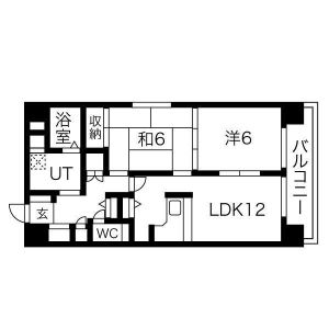 3DK 間取り図