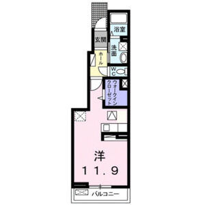 ワンルーム 間取り図