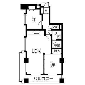 3LDK 間取り図