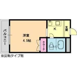 ワンルーム 間取り図