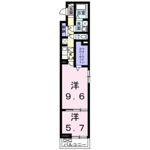 2K 間取り図