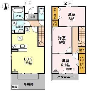 3LDK 間取り図