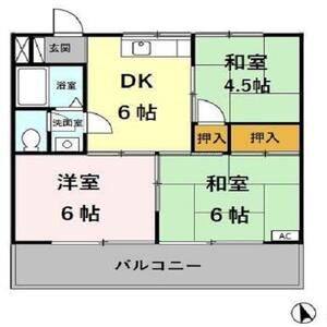 3DK 間取り図