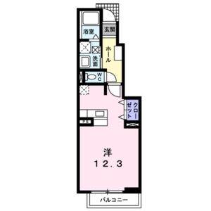 ワンルーム 間取り図