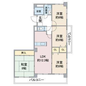 4LDK 間取り図
