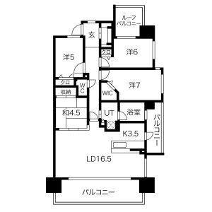 4LDK 間取り図