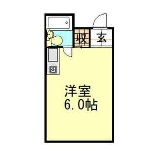 ワンルーム 間取り図